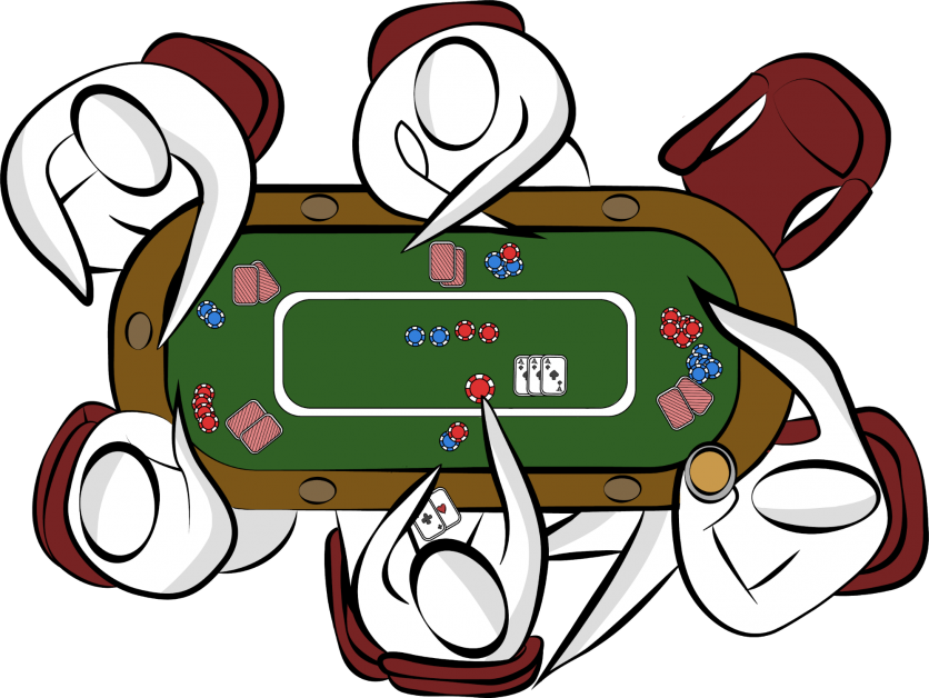 A group of people playing poker part 2